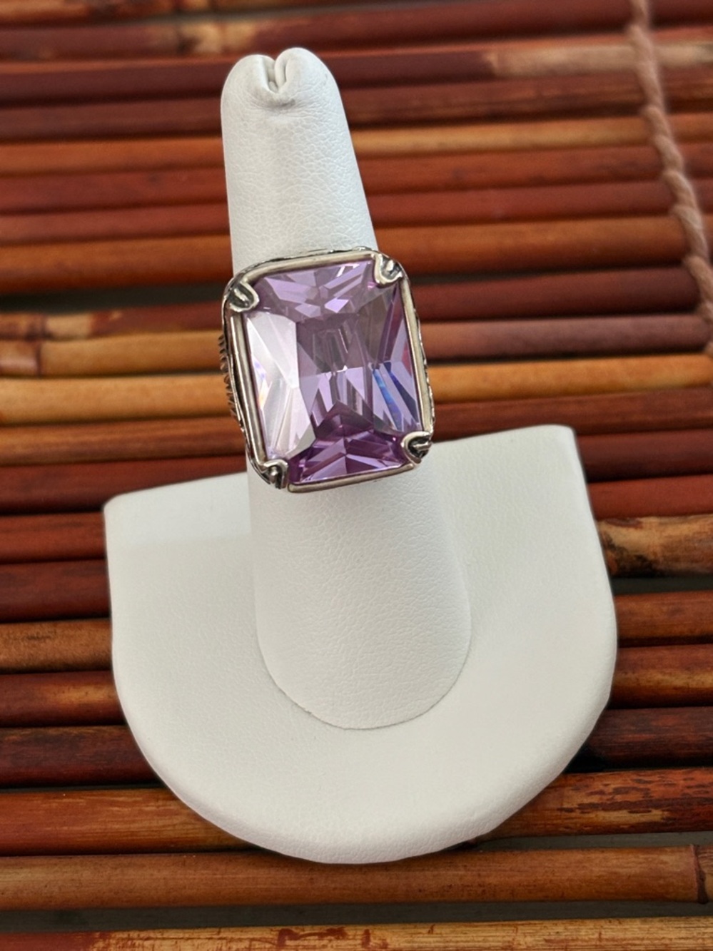 Silpada Sterling Silver Cubic Zirconia Ring Size 7